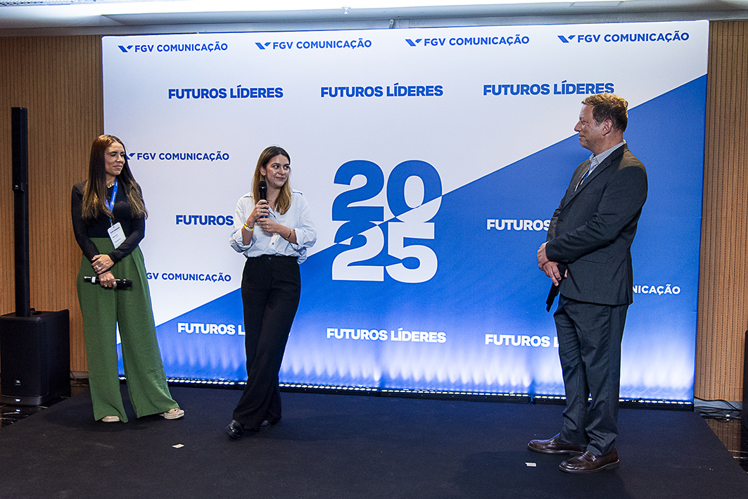 Entrevista no palco do Futuros Líderes 2025